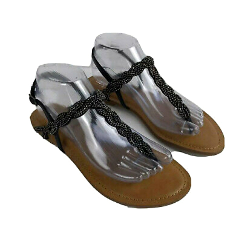 NWOT Mossimo Beaded Sandals